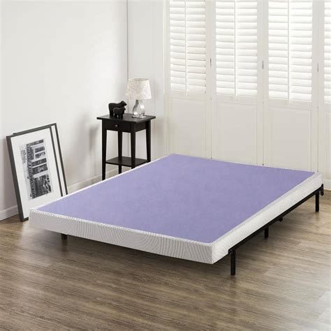 zinus 4 inch box spring steel|4 mattress foundation split king.